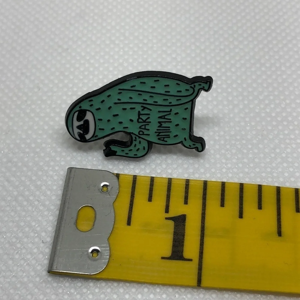3/$25 Sloth “Party Animal” Pin